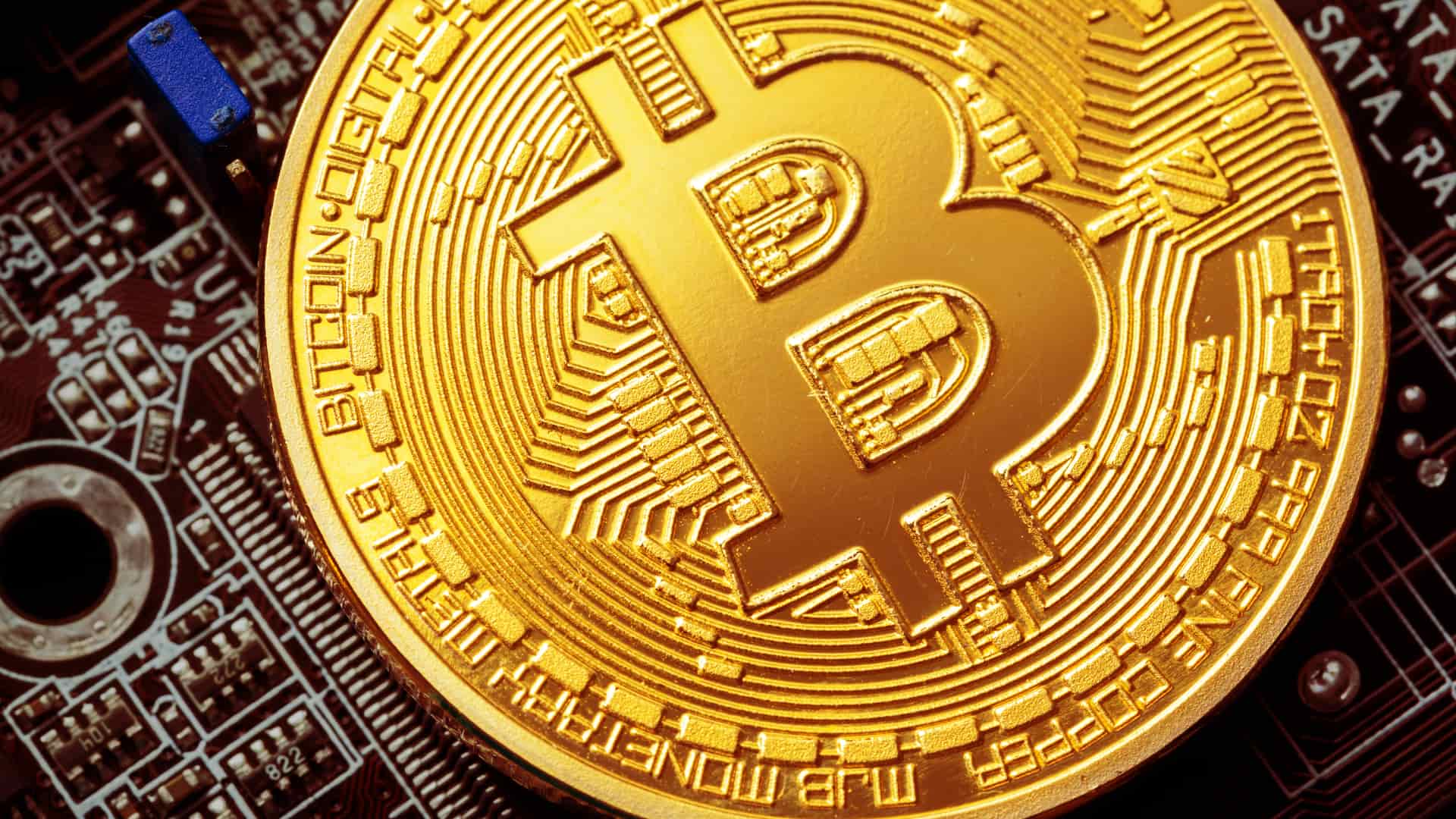Representación física de bitcoin la criptomoneda original y la más conocida